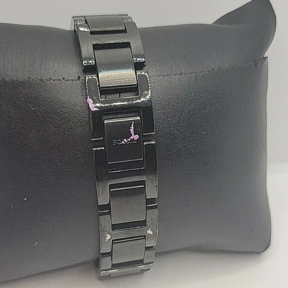 Fossil Karli BQ3440 Women's Black Stainless Steel Analog Dial Quartz Watch AM898